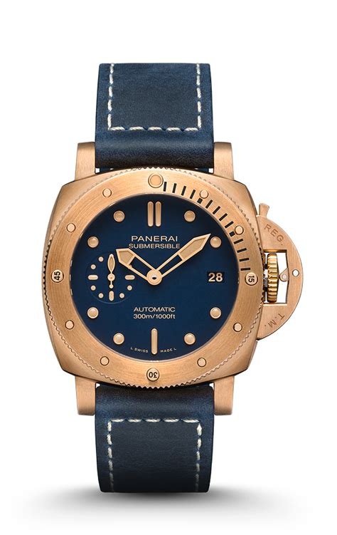 panerai underwater bronzo blu abisso.